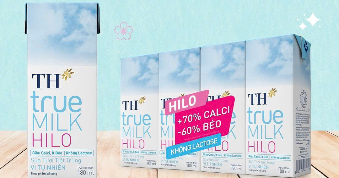 LỐC SỮA TƯƠI VỊ TN TH TRUE MILK HILO 180ML
