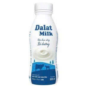 Sữa Chua Uống Dalat Milk Có Đường 200ml