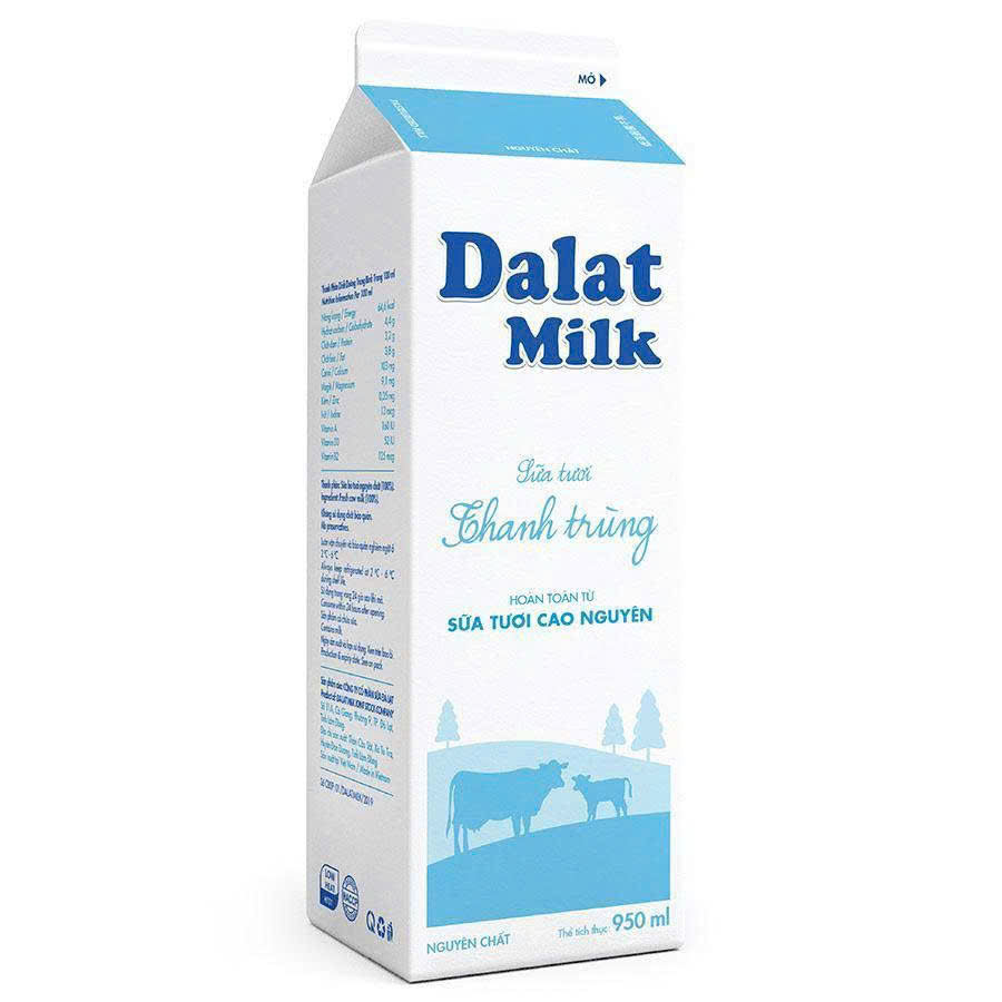 SỮA TƯƠI THANH TRÙNG NGUYÊN CHẤT 950 ML