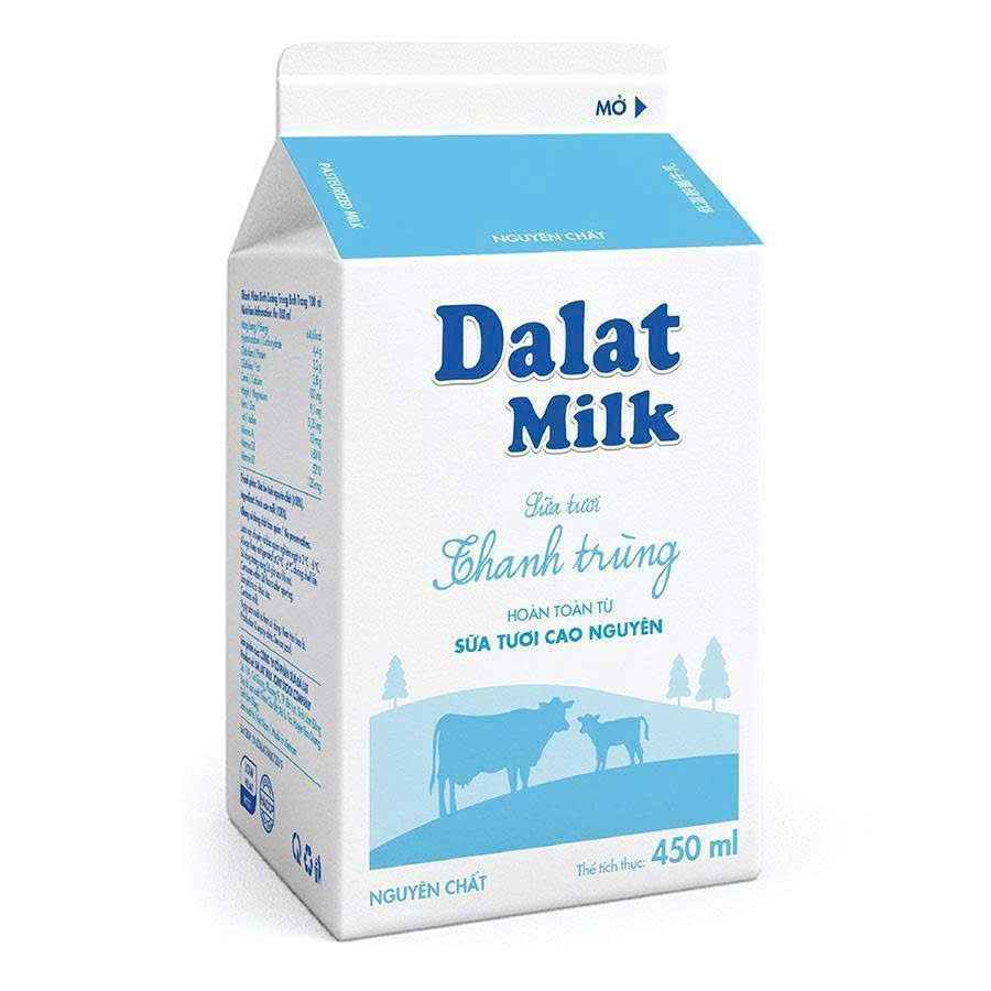 SỮA TƯƠI THANH TRÙNG NGUYÊN CHẤT 450 ML