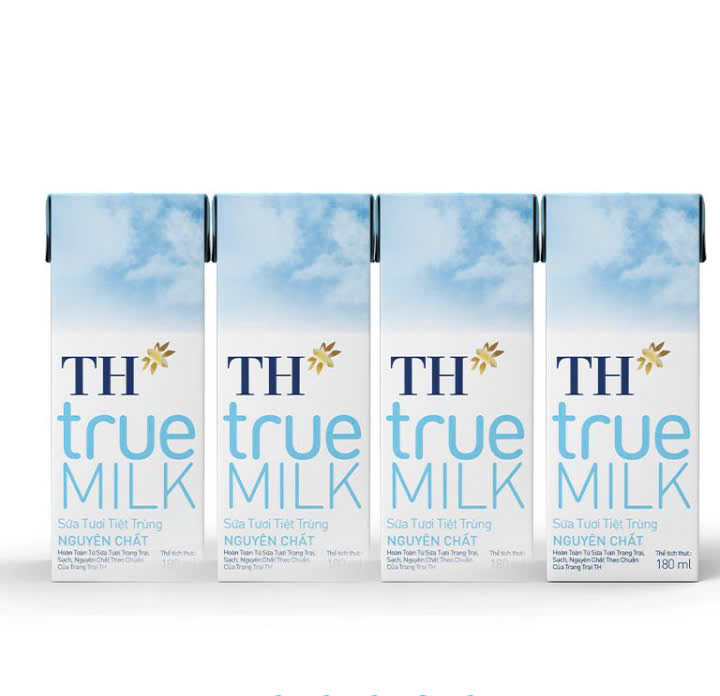 LỐC SỮA TƯƠI NGUYÊN CHẤT TH TRUE MILK 180ML