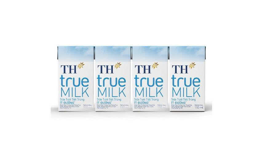 LỐC SỮA TƯƠI ÍT ĐƯỜNG TH TRUE MILK 110ML