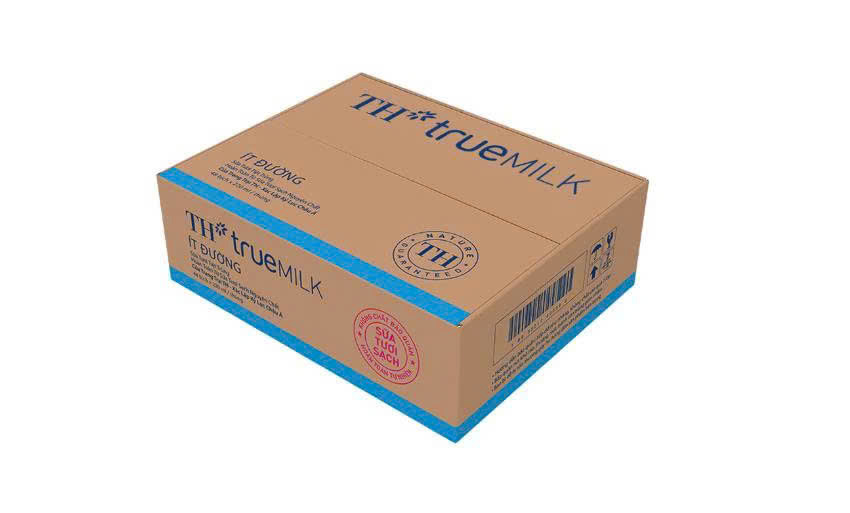 Thùng 48 Bịch Sữa Tươi Ít Đường TH truemilk 220ml